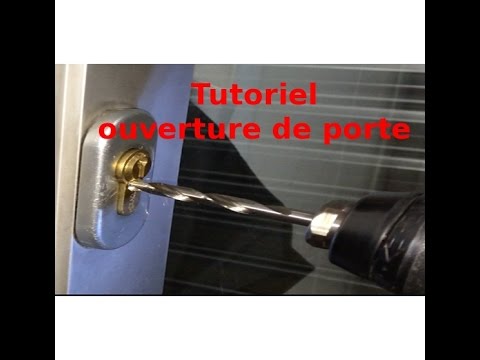 Ouverture de porte verrouillée : comment percer un cylindre de serrure ?