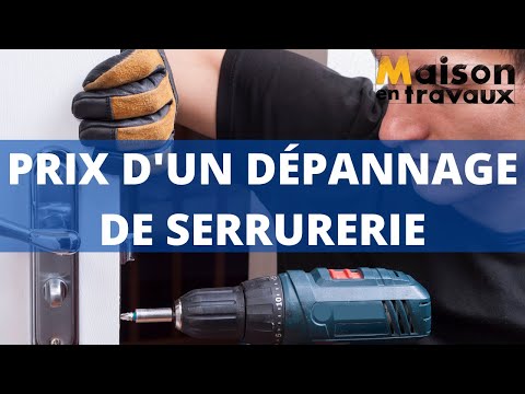 Prix d'un dépannage de serrurerie